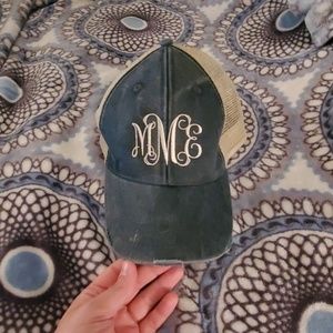Monogrammed hat
